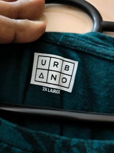 Green Printed Full Hand T-Shirt