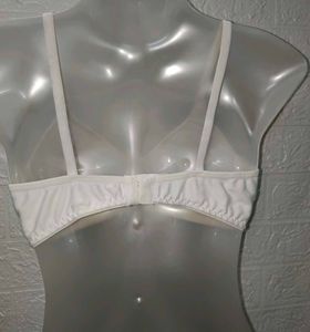 Fresh Piece Cotton 32 Size White Bra