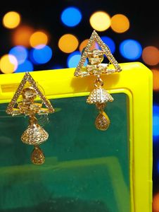 American Diamond Party Wear Earrings