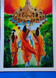 Ram Mandir Painting