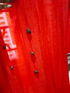 Bright Red Overcoat
