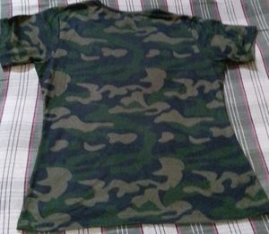 Camouflage Print Unisex Tshirt