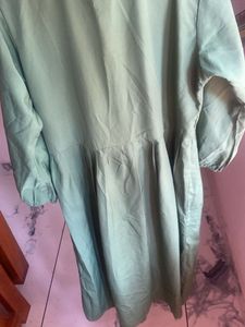 Flora Green Ruffle Blouse