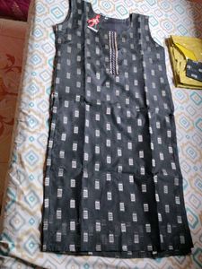 Black Printed Kurti