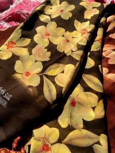 Floral Print Saree