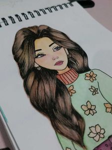 Beautiful Girl Drawing ❤️