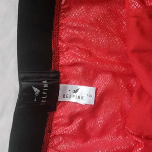Celpink Shiny Red Trunks