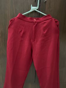 Maroon coloured trouser❤️
