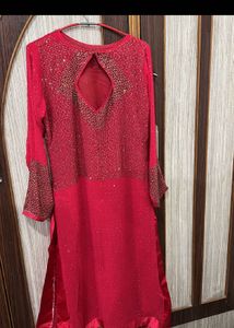 Amazing Suit With Diamond Work