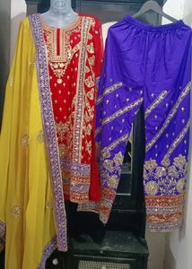 Celebrity Inspired Georgette Kurta Sets