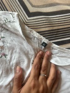 Floral Print White top