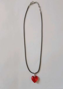 Red Heart Shaped Necklace
