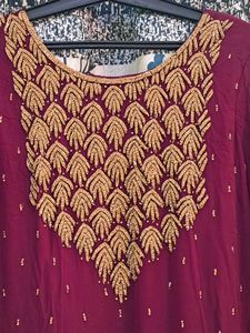 Heavy Embroided Gharara Kurta Dupatta Set