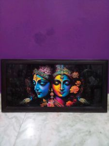Divine Radha Krishna photo frame