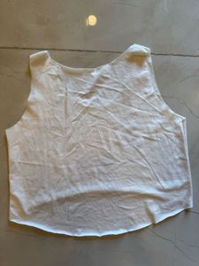 Crop Top With Donuts Print