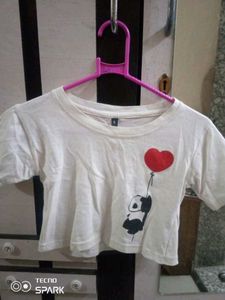 Panda With Heart Printed for Women