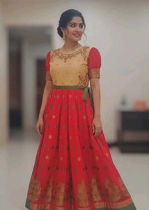 Girls Ethnic Red dress