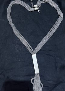 Silver Tone Chain Necklace