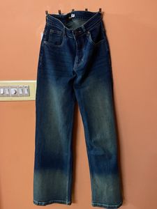Wide Leg Denim Jeans