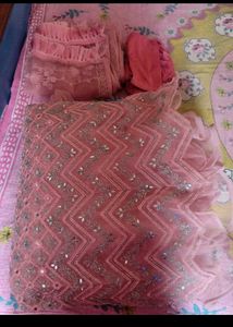Pink Embellished Anarkali Dress