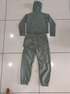 Cartoon Print Hoodie &amp; Pants Set