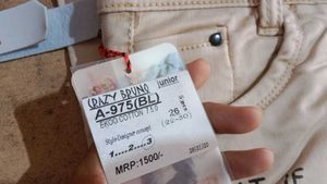 Stylish Kids Beige Jeans