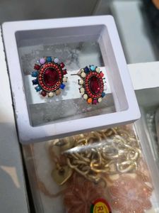 Statement Gemstone Earrings