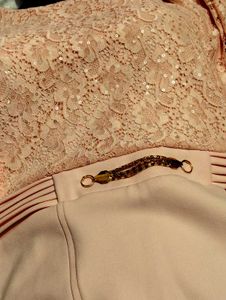 Blush Pink Lace Party Dress For Girls