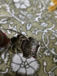 Oxidized Silver Earrings