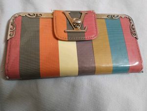 Striped Colorful Clutche