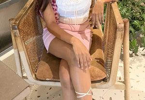 Pink skirt