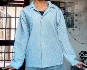 Striped Blue Shirt