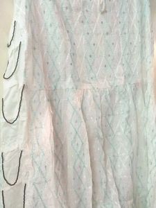 Preety Skirt With Thread Work.