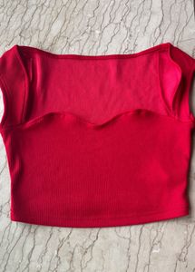 Red Crop Top