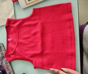 Cutesy red tank top