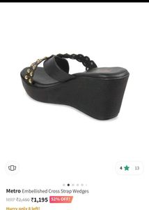 Metro Black Wedges