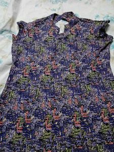 Stylish Up- Down Cotton One Piece Dress