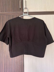 Black Crop Top