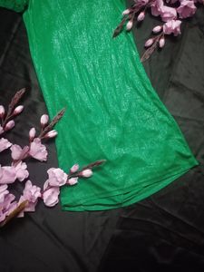 Shimmery Ruffled Dress