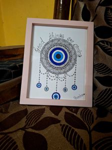 Evil Eye Mandala Art Frame