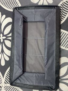 Grey Fabric Storage Bins (Set of 4)