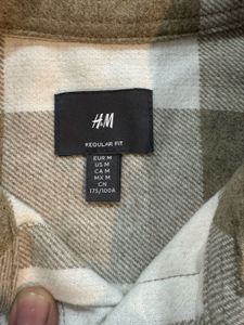H&amp;M Button Up Fleece Shirt