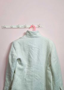 Women  White Beautiful Coat