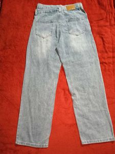Double Waistband Denim Jeans