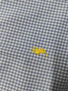 Ralph Lauren Men Blue Checks Cotton Formal Shirt
