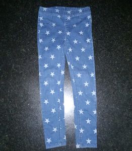 Unisex Stretchable Star-Print Jeans