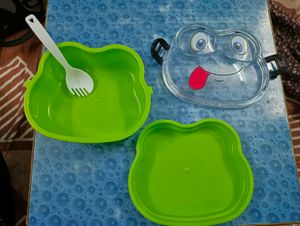 Froggy Lunch Box Combo Of 2 Tiffin Boxes