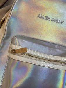 holo white allen solly backpack