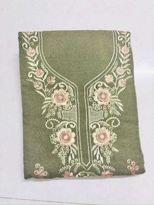 Embroidered Kurta Set Woolen
