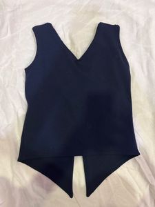 Reversible Y2K V-Neck Top